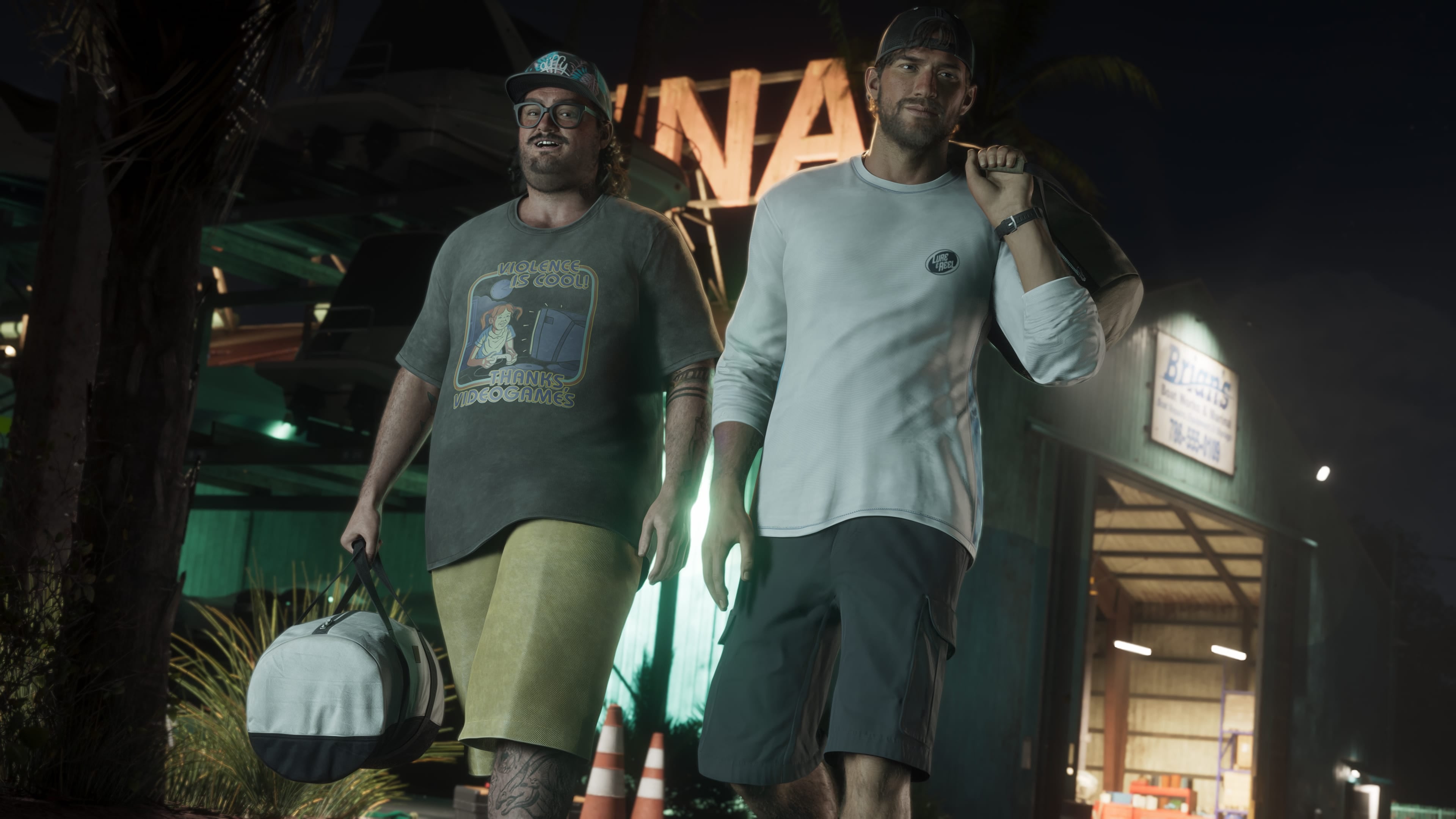 Official Rockstar GTA VI image of Cal Hampton