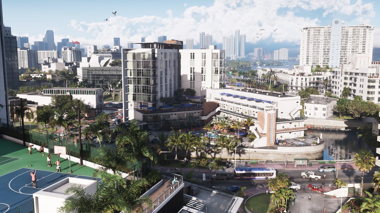 GTA VI|Official Rockstar Vice City screenshot from GTA VI.